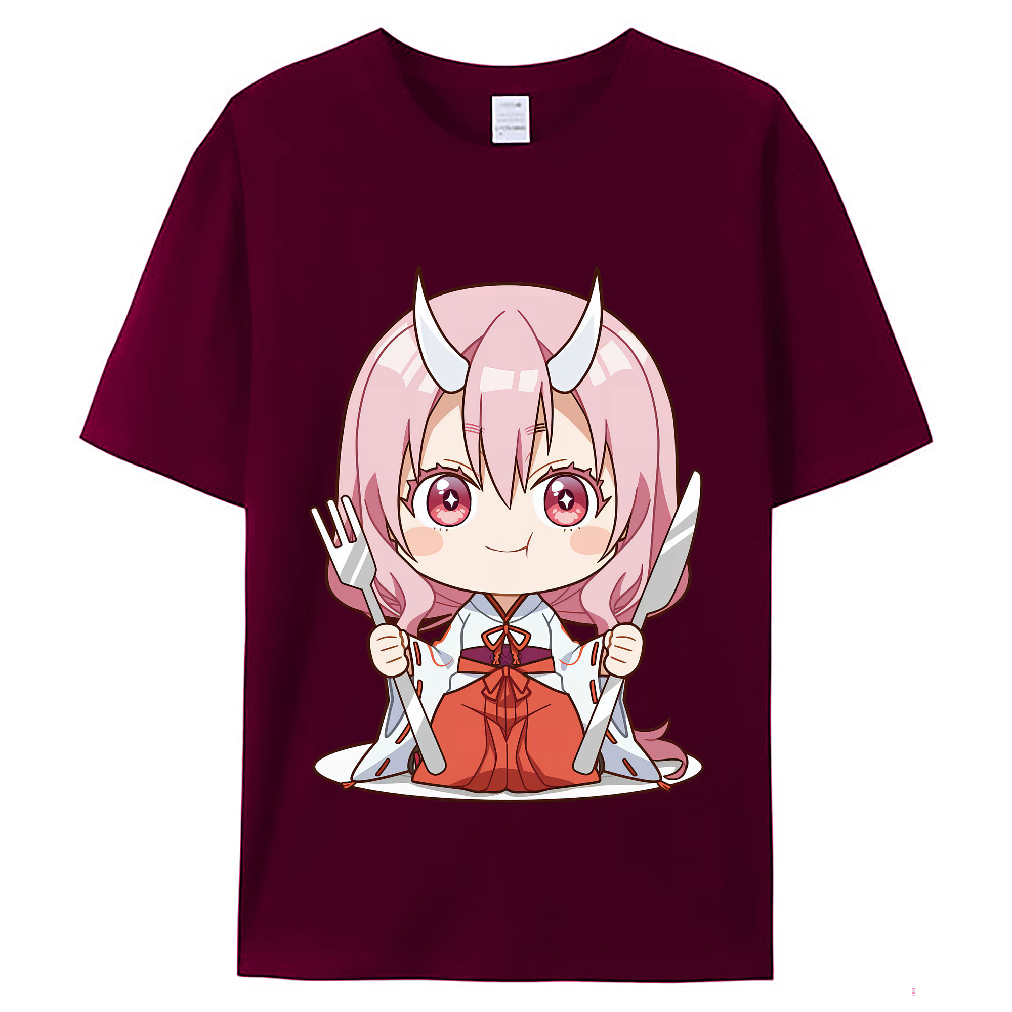 （画像用） 転スラ Regarding Reincarnated to Slime レディースカジュアルプリントTシャツ（綿100％）